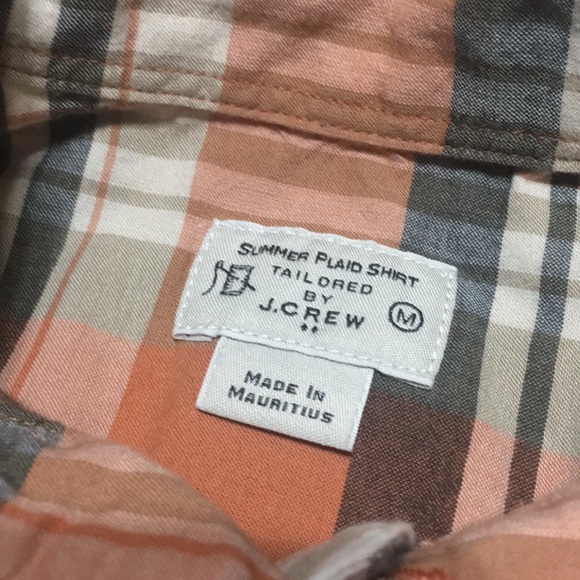 J. Crew  Summer Plaid Shirt button down - Picture 4 of 7